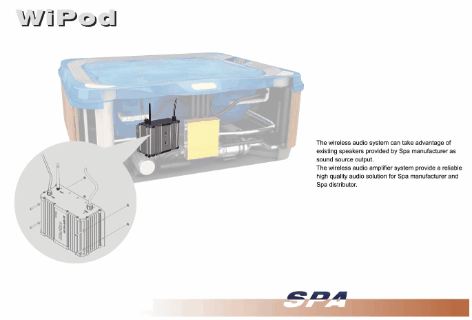 Badezimmer Radio: Wipod Wireless Audio System Badezimmer Audio 2a